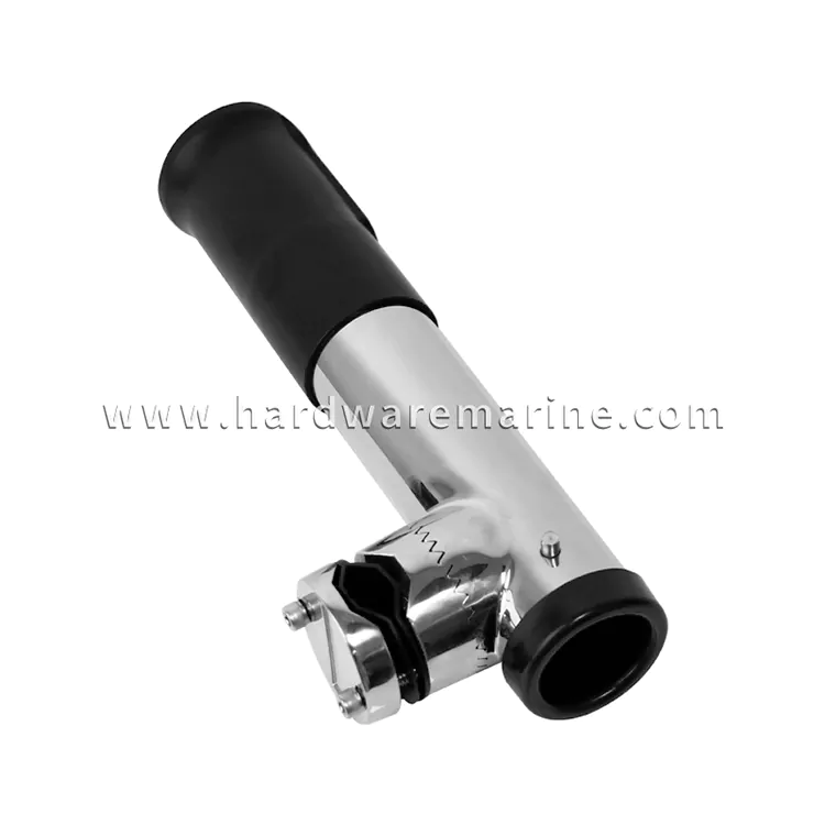 Stainless Steel Marine Clamp-On Rod Holder With Rubber Insert
