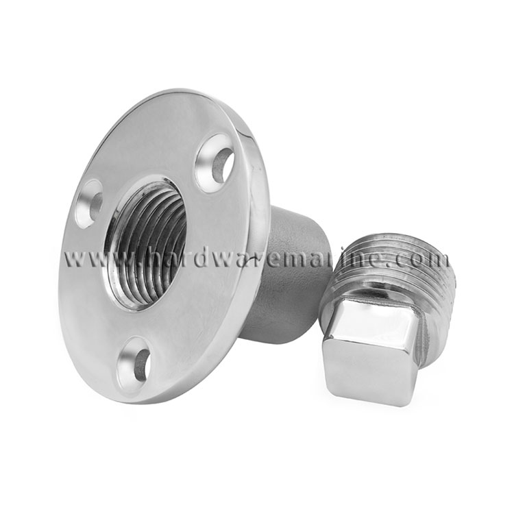 Stainless Steel 316 Diamond Garboard Drain Plug