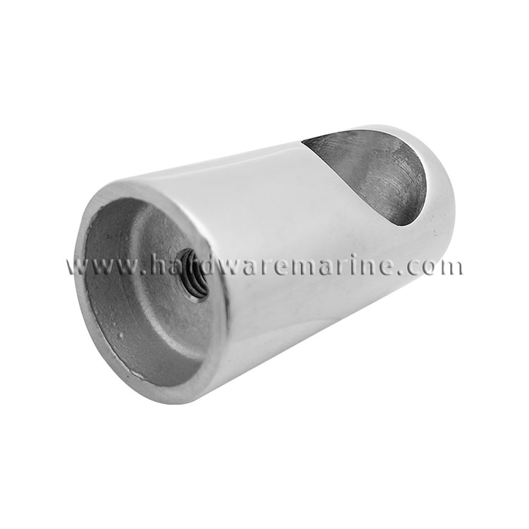 316 Stainless Steel Through Hole Marine Handrail Stanchion