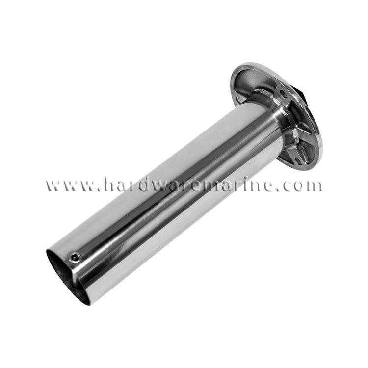316 Stainless Steel Heavy Flush Mount Rod Holder With Cap
