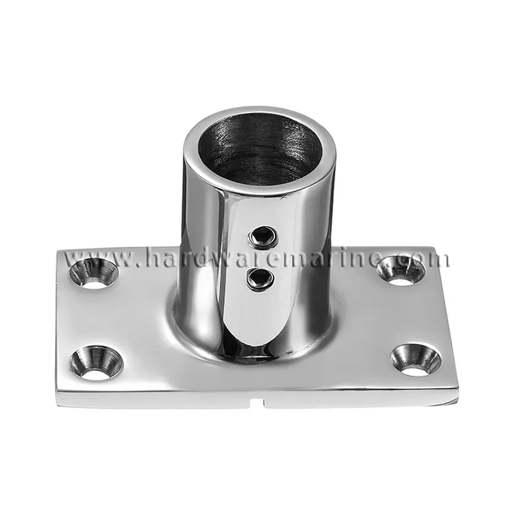 316 Stainless Steel Handrail Rectangular Base