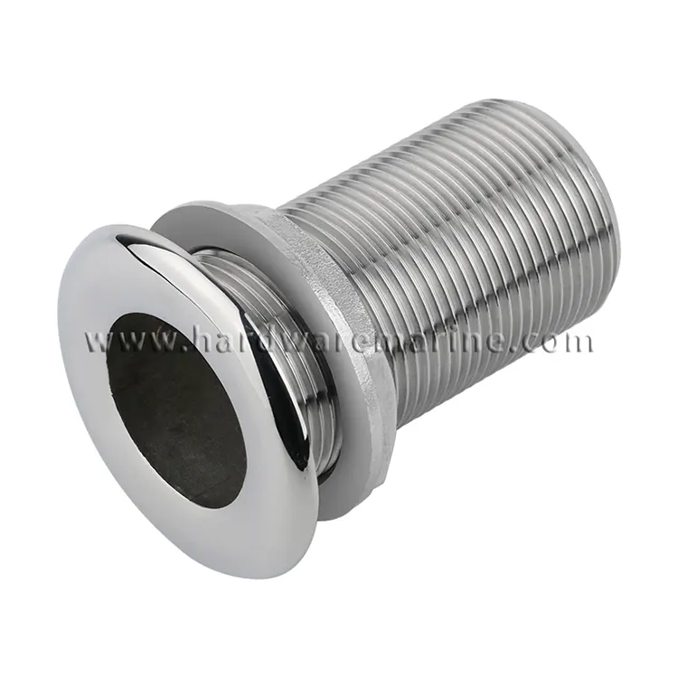 316 Stainless Steel Thru-Hull Fittings Full Thread