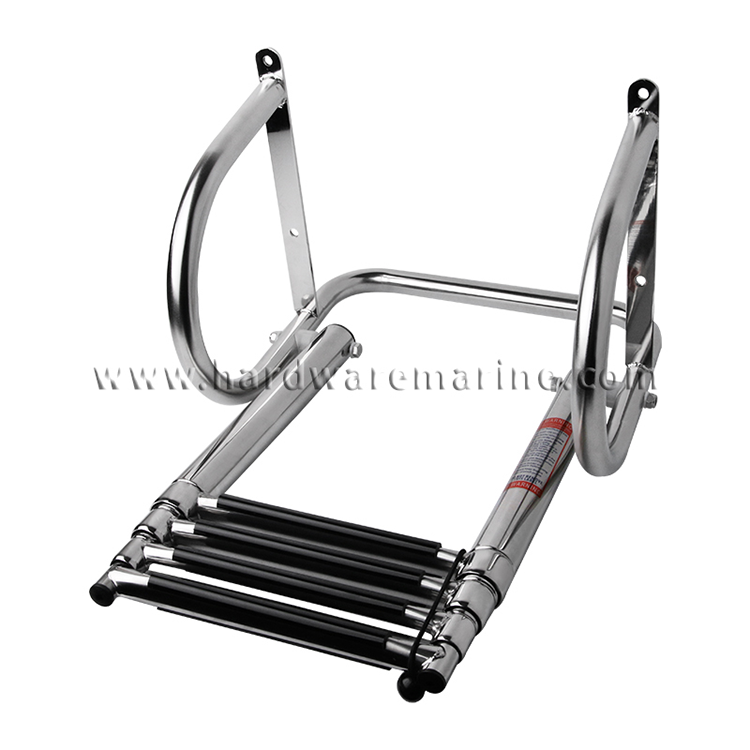 Stainless Steel Pontoon Folding Telescoping Ladder