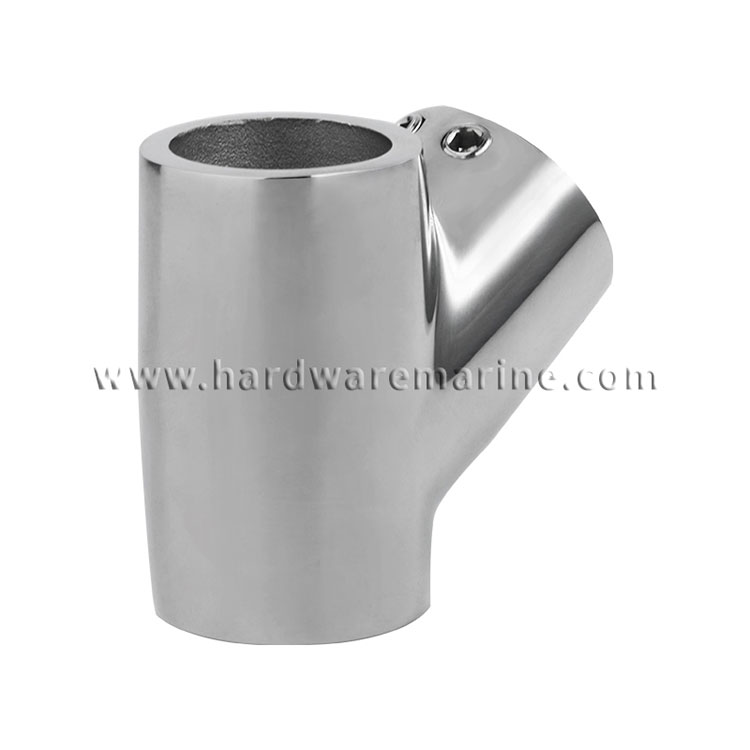 316 Stainless Steel 60 Degree Marine Handrail Tee