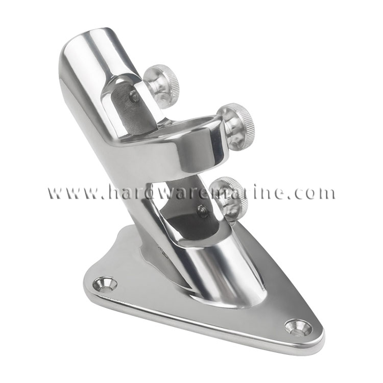 316 Stainless Steel Marine Flagpole Base