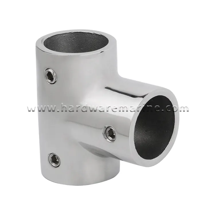 316 Stainless Steel 90 Degree Handrail Tee