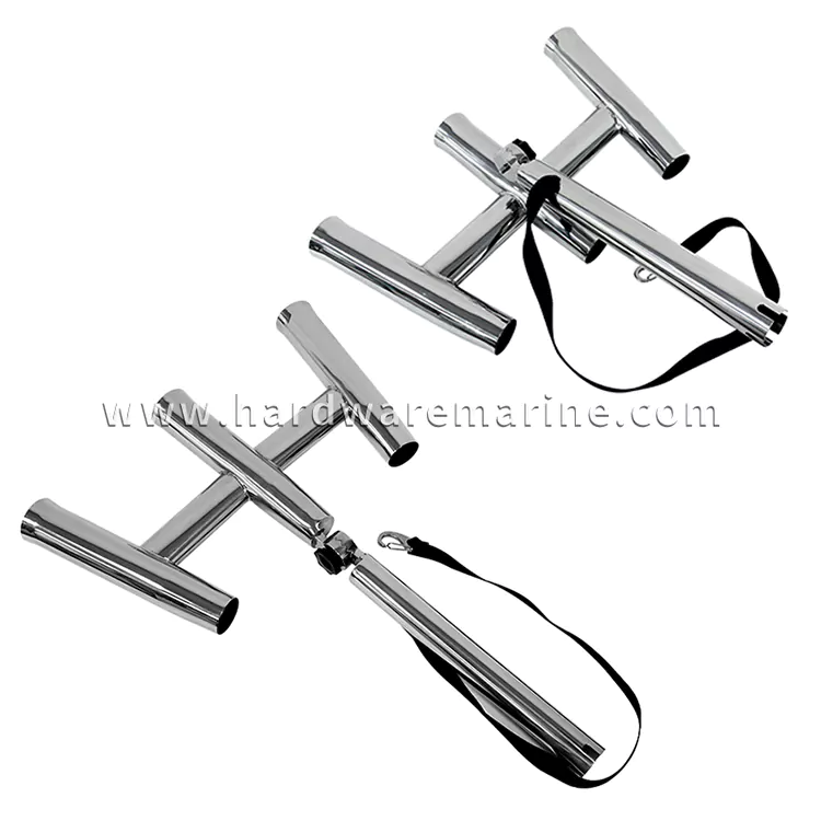 Stainless Steel Marine 3 Way Adjustable Fishing Rod Holder
