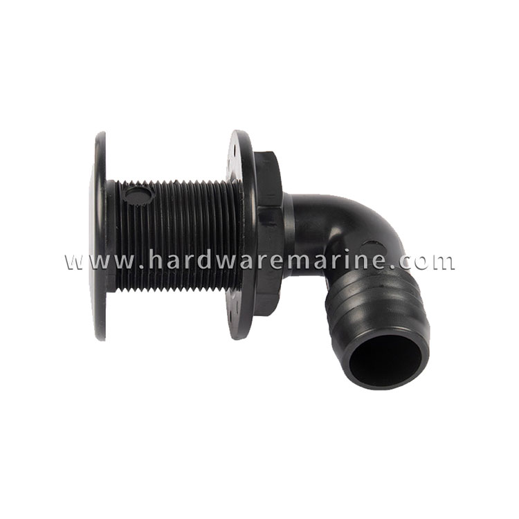ABS Plastic Marine 90° Thru-Hull Fitting