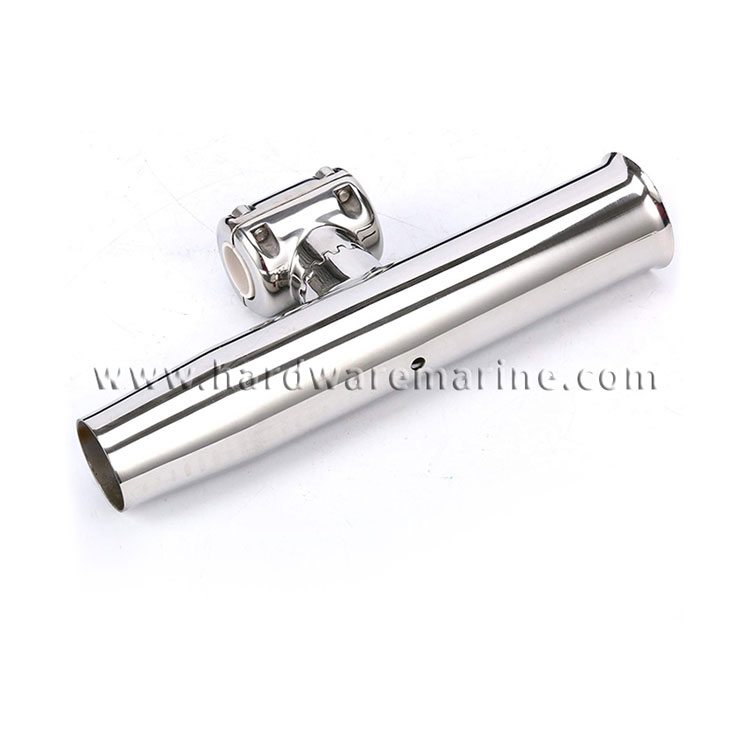 316 Stainless Steel Rod Holder Adjustable Stainless Clamp On Fishing Rod Holder