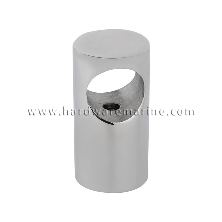 316 Stainless Steel Through Hole Marine Handrail Stanchion
