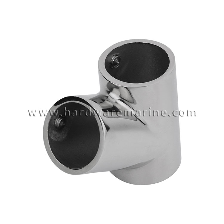 316 Stainless Steel 60 Degree Marine Handrail Fitting Left-Right