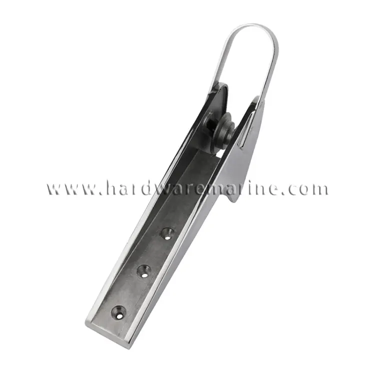 316 Stainless Steel Bow Anchor Roller With Metal Roller