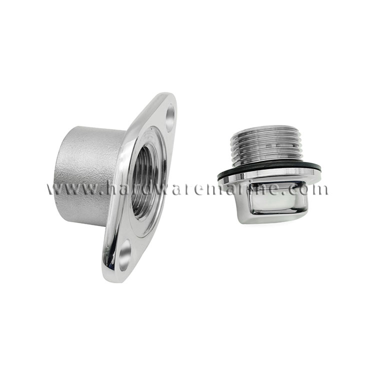 Stainless Steel 316 Diamond Garboard Drain Plug