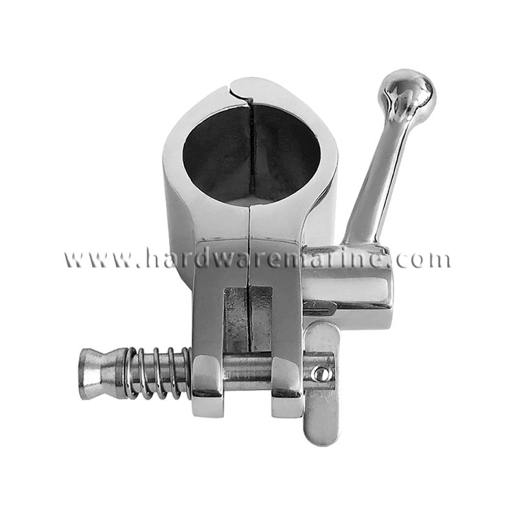 Stainless Steel 316 Bimini Top Hinge Rail Mount Boat Pin and Cam