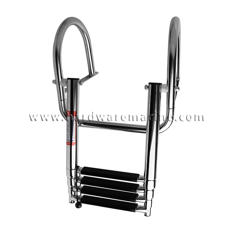 Stainless Steel Pontoon Folding Telescoping Ladder