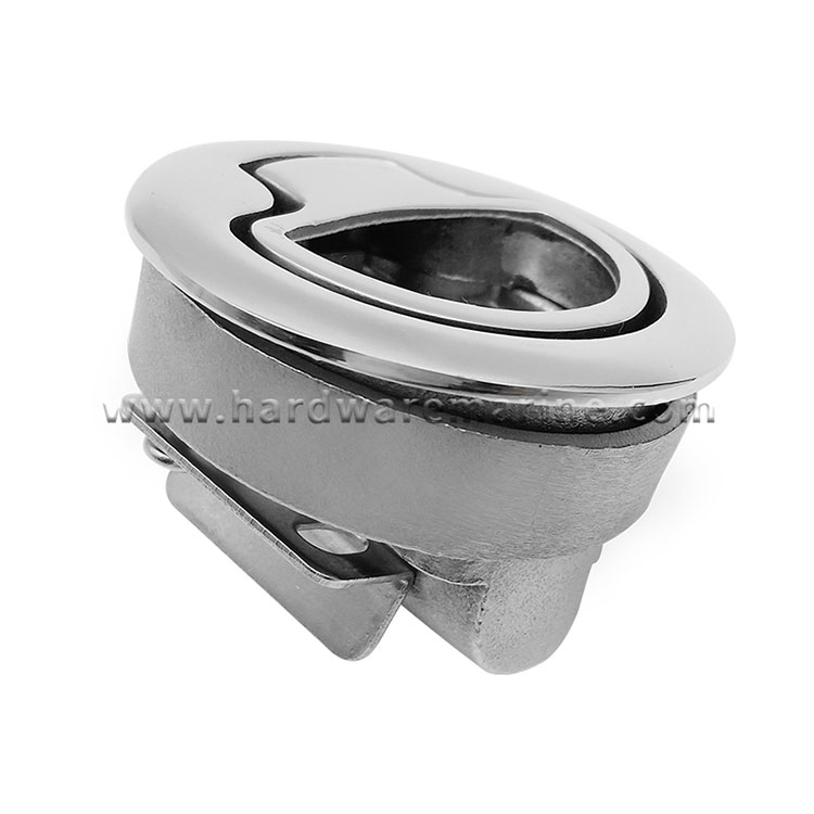 316 Stainless Steel Locking Style Marine Slam Pull Latch With Key