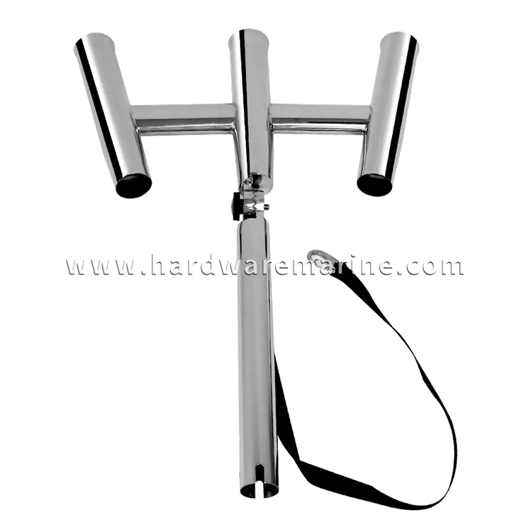 Stainless Steel Marine 3 Way Adjustable Fishing Rod Holder