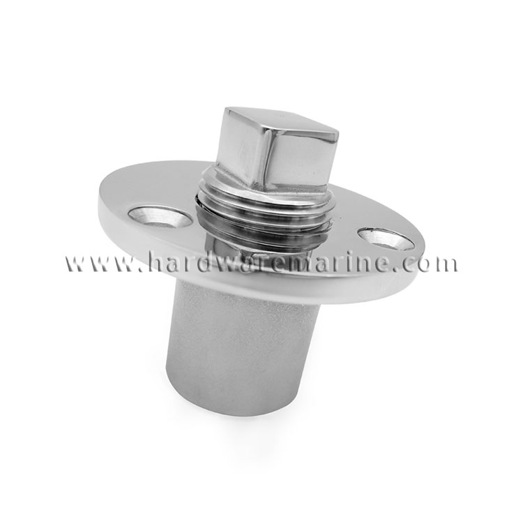 Stainless Steel 316 Diamond Garboard Drain Plug