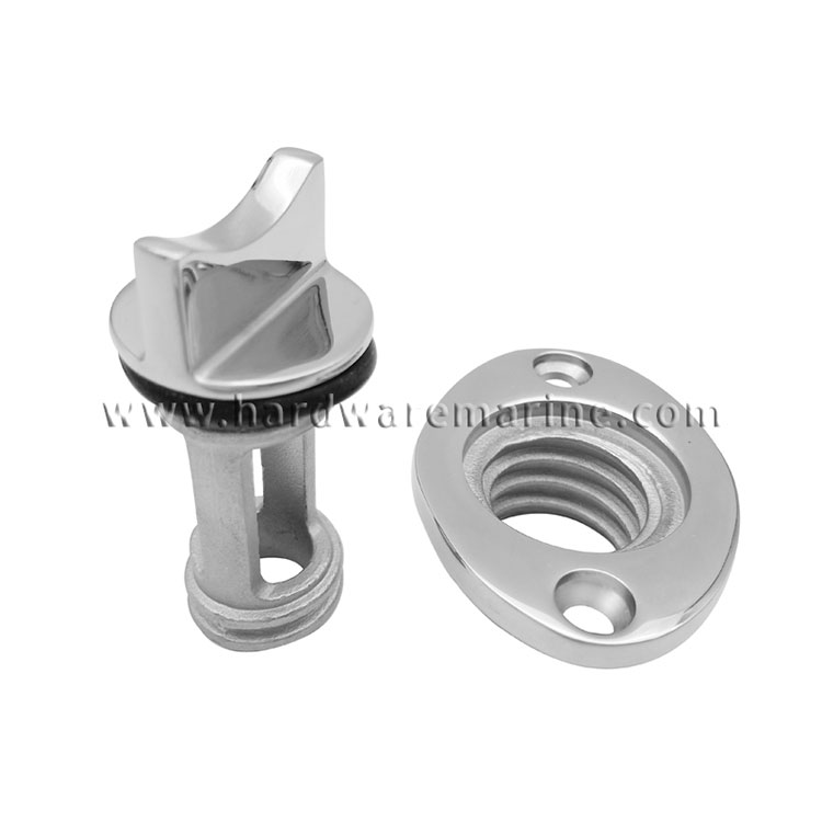Stainless Steel 316 Diamond Garboard Drain Plug