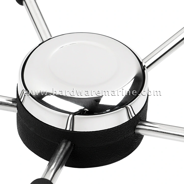 Stainless Steel Marine 5-Spoke Steering Wheel