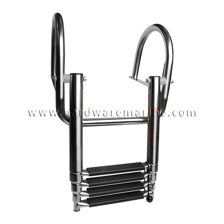 Stainless Steel Pontoon Folding Telescoping Ladder