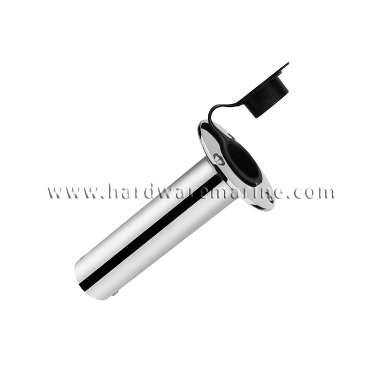 316 Stainless Steel Heavy Flush Mount Rod Holder With Cap