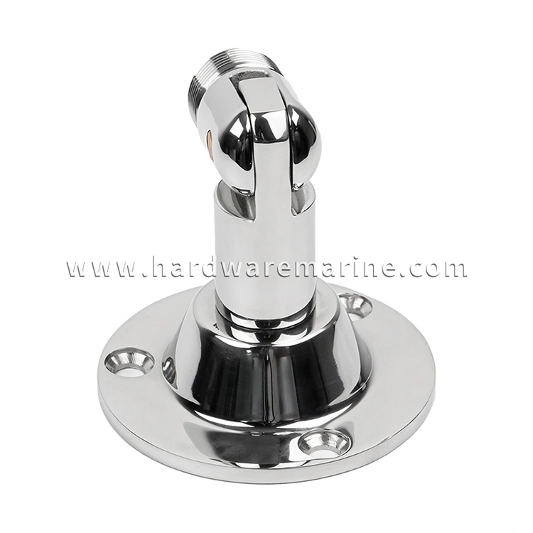 316 Stainless Steel Adjustable Boat Antenna Base