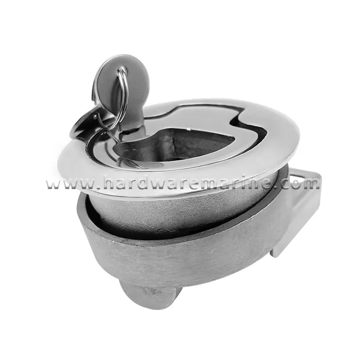 Marine Boat Yacht 316 Stainless Steel Turning Lock Lift Handle with Key