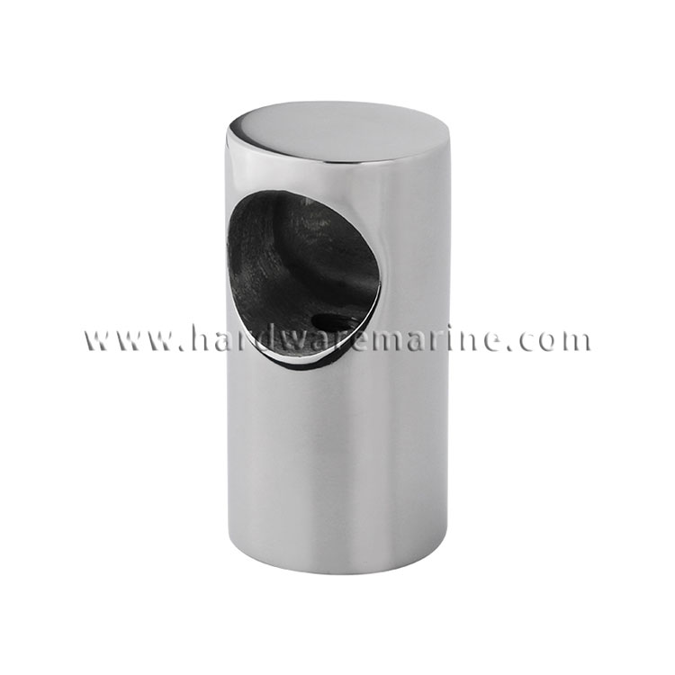 316 Stainless Steel Through Hole Marine Handrail Stanchion