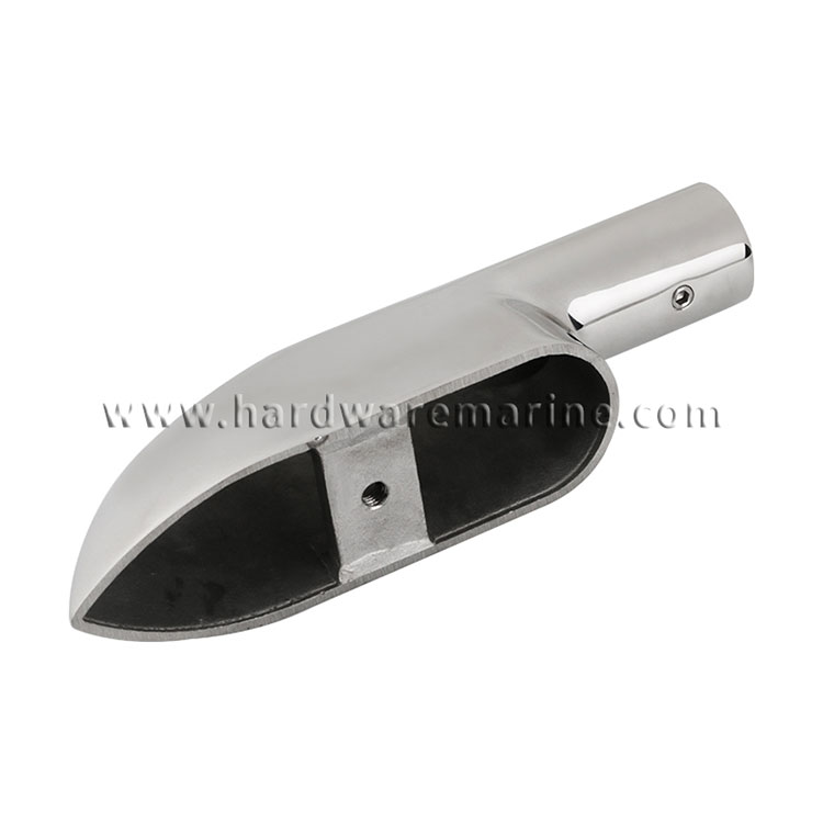 316 Stainless Steel Marine Boat Handrail End Mount