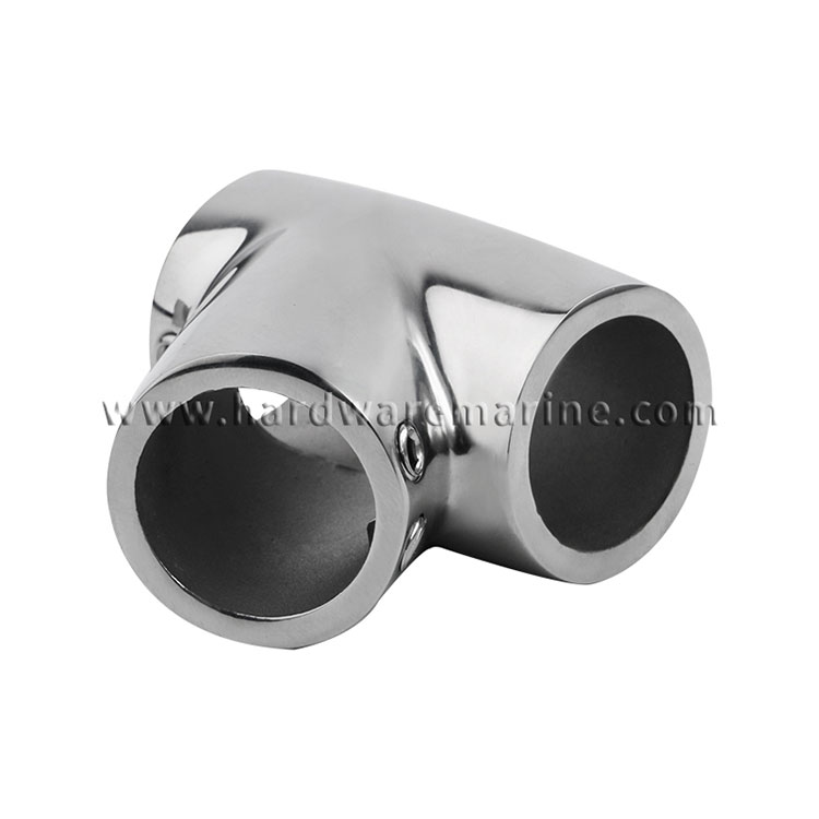 316 Stainless Steel 60 Degree Marine Handrail Tee