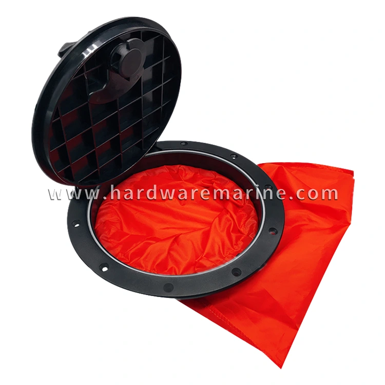 ABS Plastic Marine Deck Plate Hatch Cover With Storage Bag