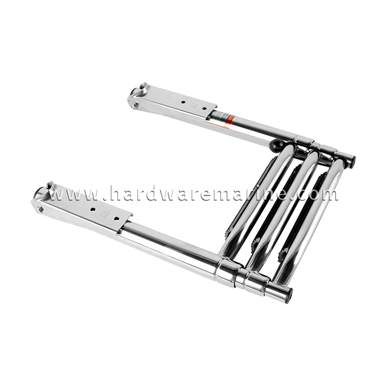 Stainless Steel 3/4 Step Boat Ladder With Wide Step