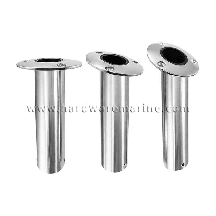 316 Stainless Steel Heavy Flush Mount Rod Holder