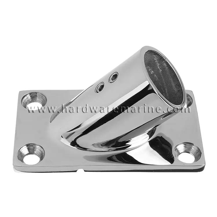 316 Stainless Steel Handrail Rectangular Base