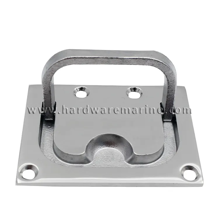 316 Stainless Steel Square Flush Lift Ring 76*58MM