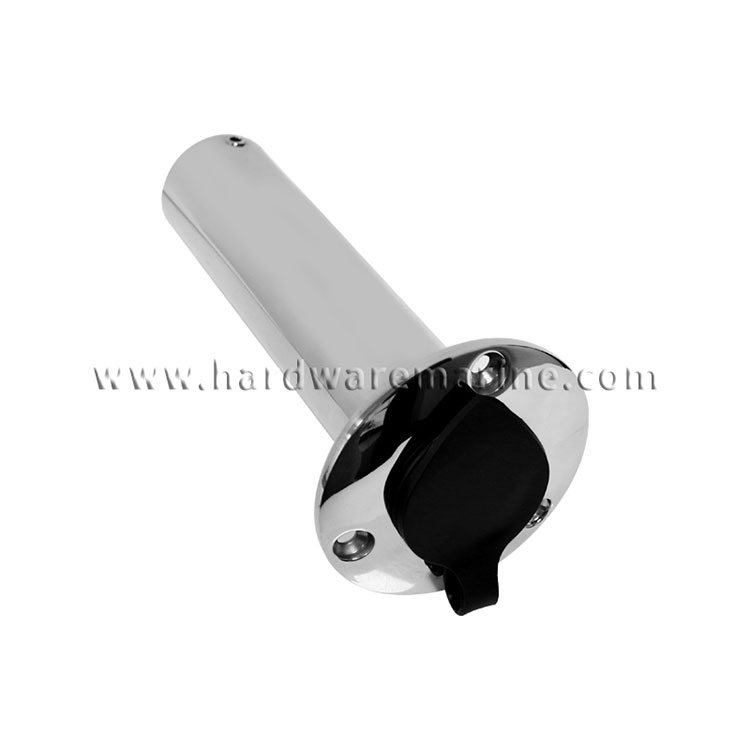 316 Stainless Steel Heavy Flush Mount Rod Holder With Cap