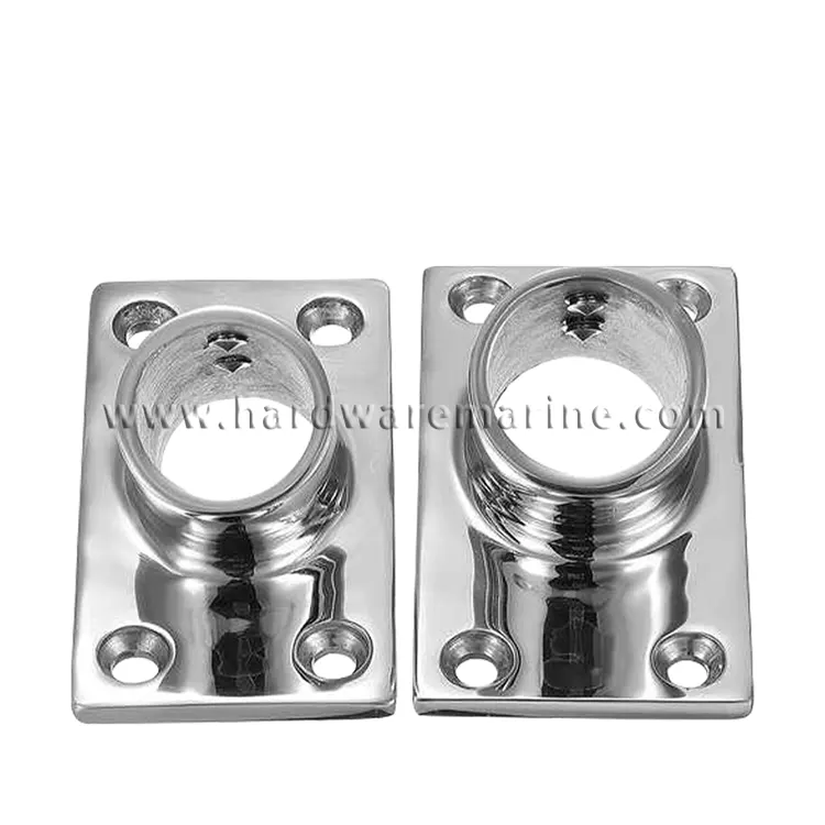 316 Stainless Steel Handrail Rectangular Base