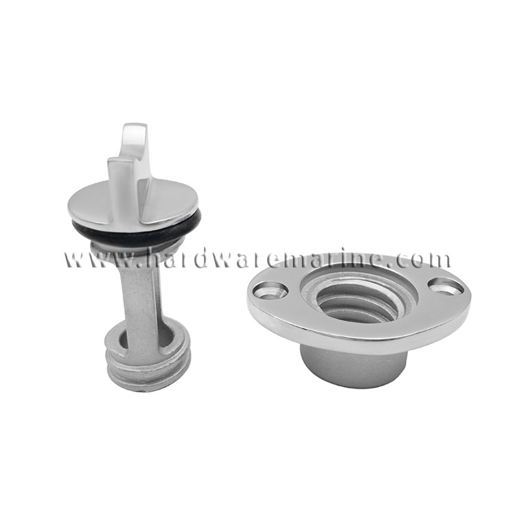 Stainless Steel 316 Diamond Garboard Drain Plug