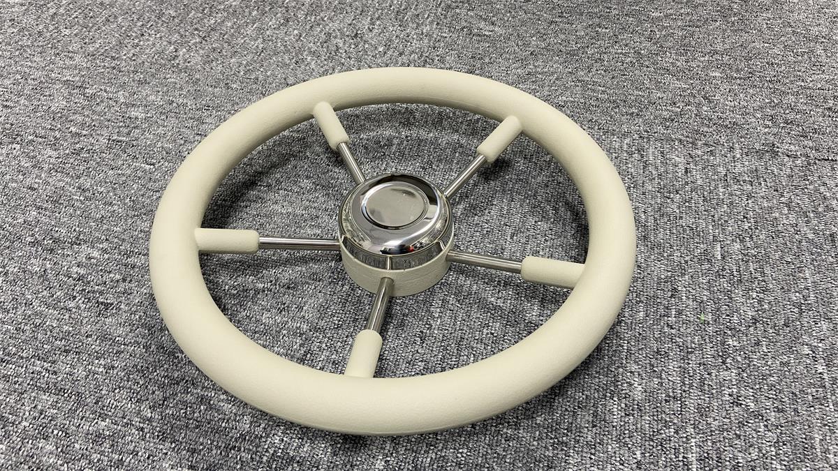 Batul has introduced its latest white PU foam steering wheel