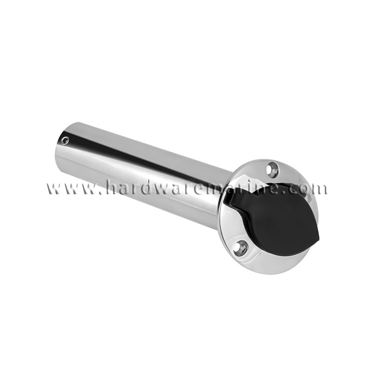 316 Stainless Steel Heavy Flush Mount Rod Holder With Cap