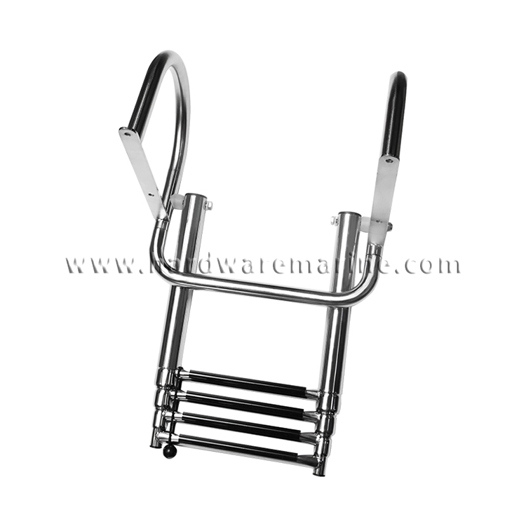 Stainless Steel Pontoon Folding Telescoping Ladder