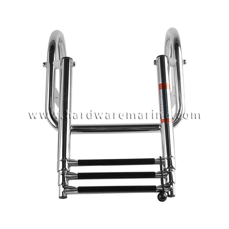 Stainless Steel Pontoon Folding Telescoping Ladder
