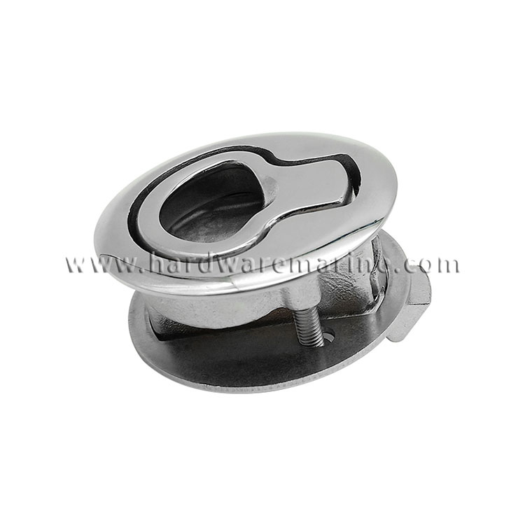 316 Stainless Steel Locking Style Marine Slam Pull Latch With Key