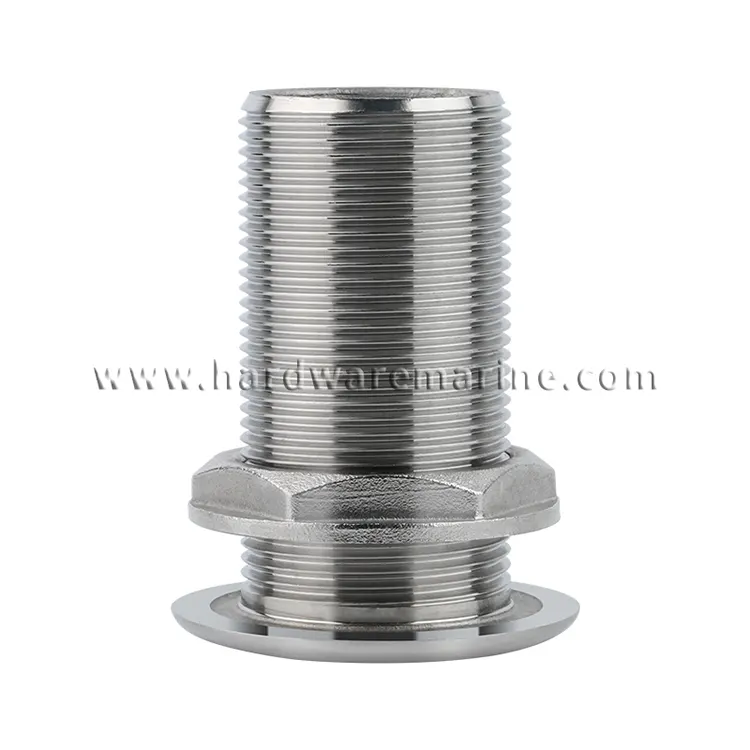 316 Stainless Steel Thru-Hull Fittings Full Thread