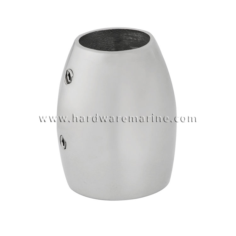 316 Stainless Steel Marine 60-90 Degree Cylindrical Flagpole Base