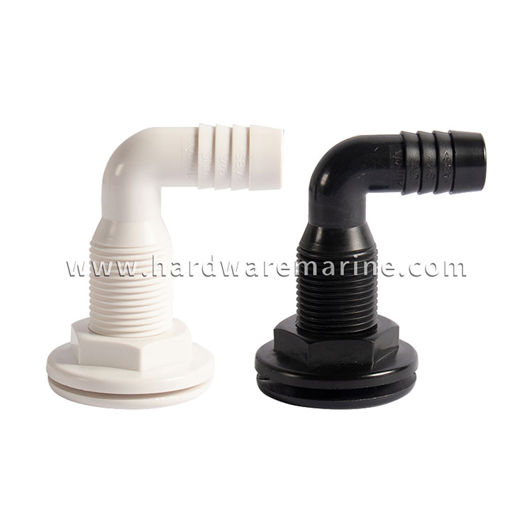 ABS Plastic Marine 90° Thru-Hull Fitting