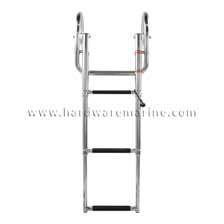 Stainless Steel Pontoon Folding Telescoping Ladder