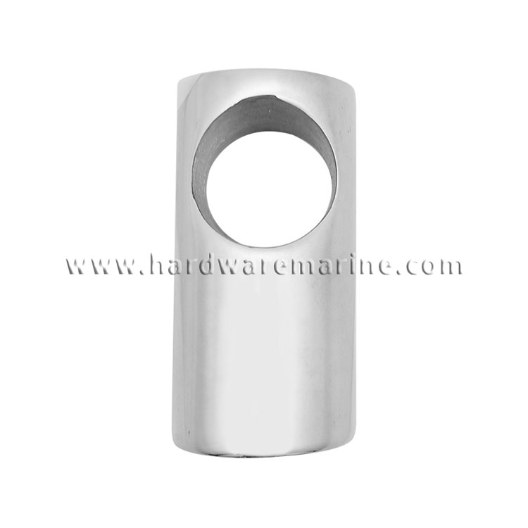 316 Stainless Steel Through Hole Marine Handrail Stanchion