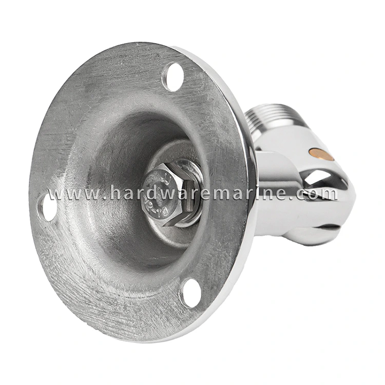 316 Stainless Steel Adjustable Boat Antenna Base